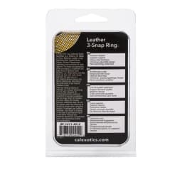 Black Leather Ring - Image 3