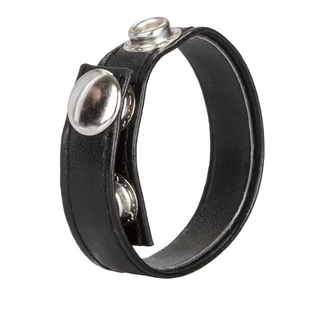 Black Leather Ring - Image 4