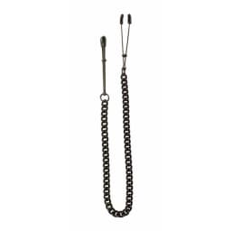 Black Tweezer Clamp w/ Link Chain, image 1