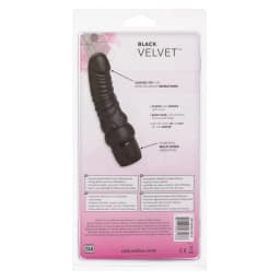 Black Velvet 6.25in Veined Dong, image 4
