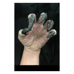Bling Nail Set Black 5 Piece Cat Claws, image 2