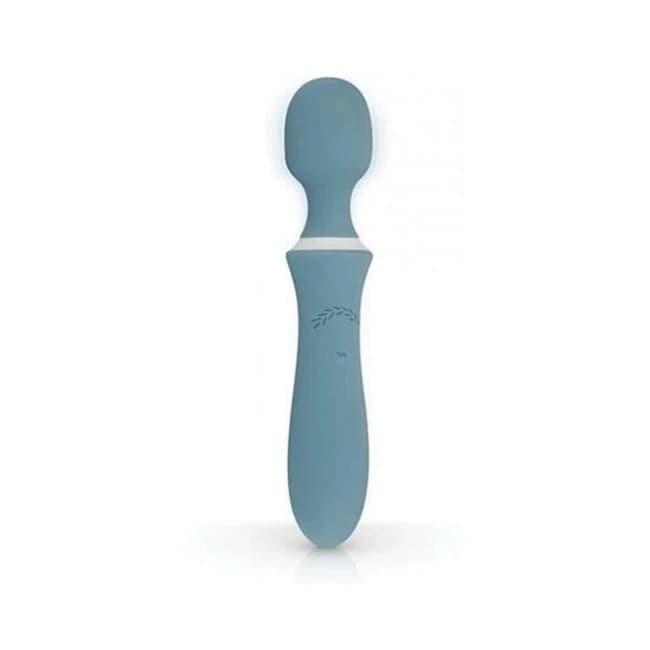 Bloom the Orchid Wand Vibrator - Teal - Image 1
