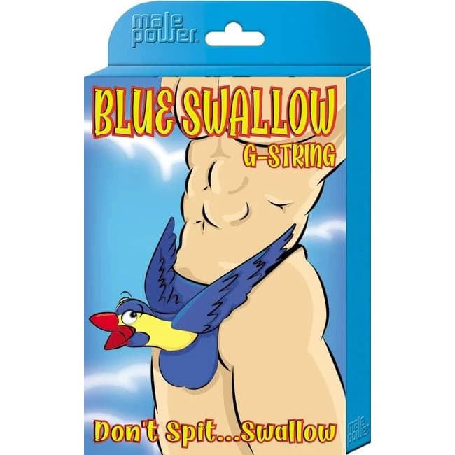 Blue Swallow Posing Strap Novelty O/s - Image 1
