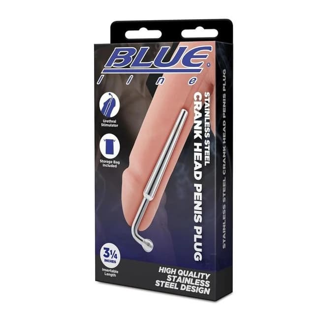 Blueline Steel Crank Head Penis Plug - Image 1