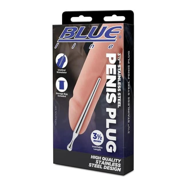 Blueline Steel Penis Plug 3.5 - Image 1