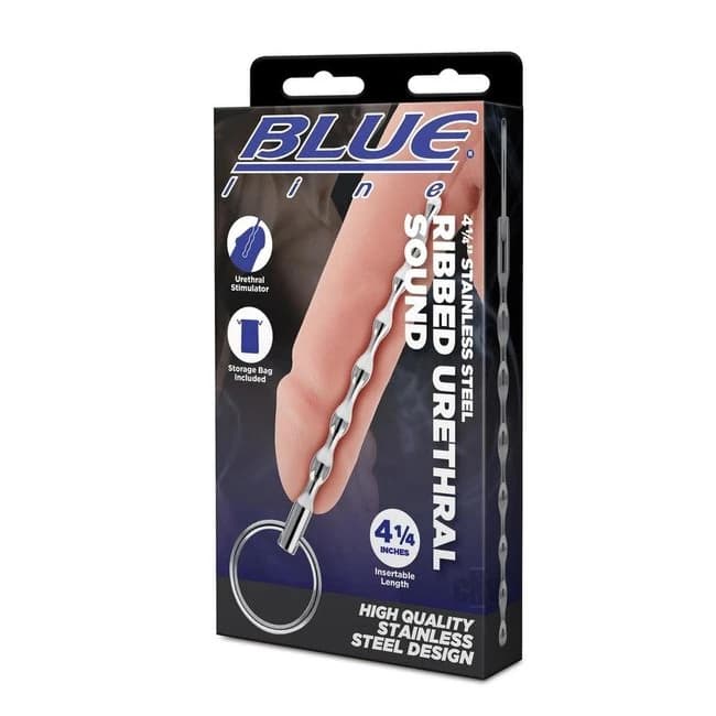 Blueline Steel Rib Urethral Sound 4.25 - Image 1