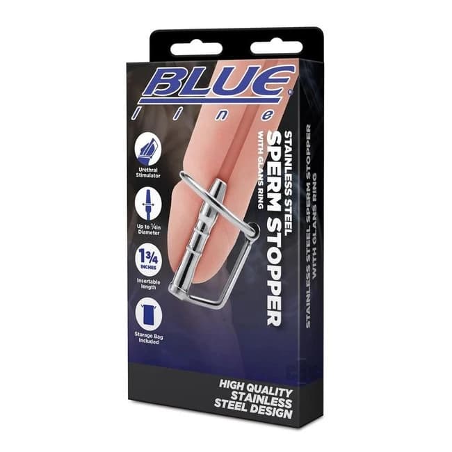 Blueline Steel Sperm Stopper W/ring - Image 1
