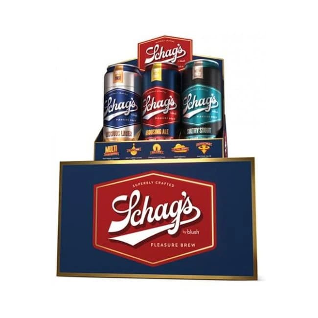 Blush Schag's Beer Can Stroker 6 Pack - Image 1