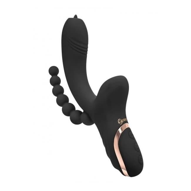 Bodywand G Play W/anal Beads Black - Image 1