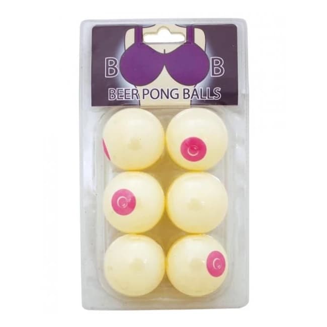 Boob Beer Pong Balls 6 Pack - Image 1