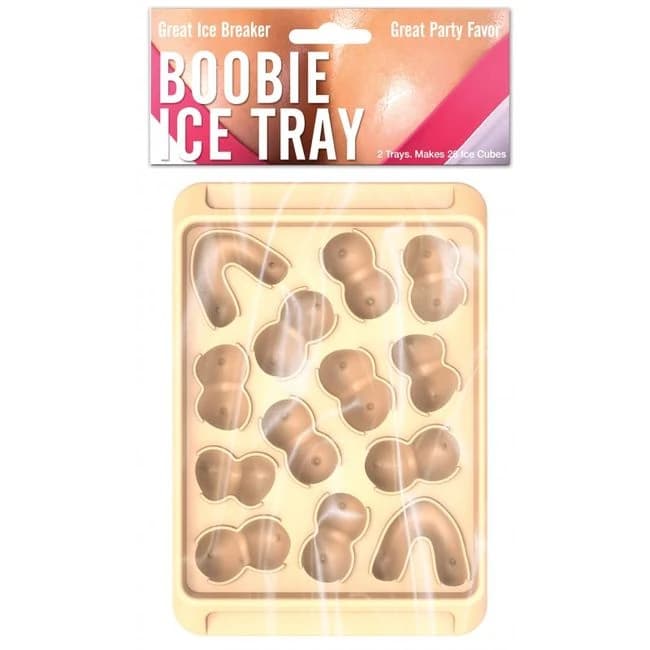 Boobie Ice Cube Tray Asst Boobie Shapes - Image 1