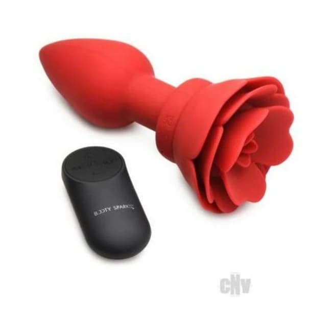 Booty Sparks 28x Rose Plug Large Black - Image 1