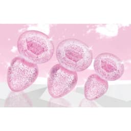 Booty Sparks Glitter Gem Anal Plug Set Pink, image 1