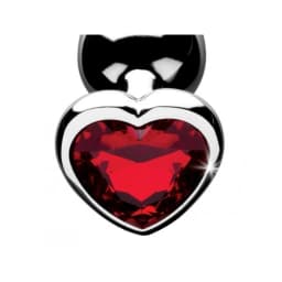 BOOTY SPARKS RED HEART GEM ANAL PLUG LARGE  - Image 3