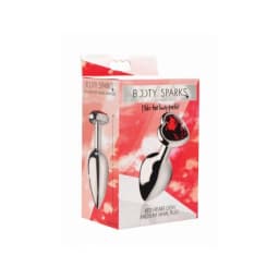 BOOTY SPARKS RED HEART GEM MEDIUM ANAL PLUG  - Image 1