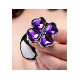 Booty Sparks Violet Flower Gem Anal Plug Set, image 2