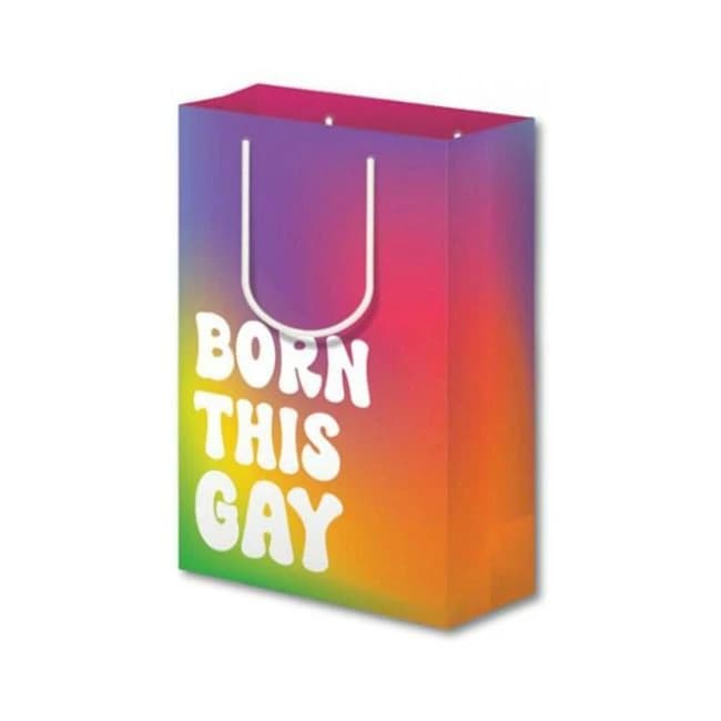 Born This Gay Pride Large Gift Bag - Image 1