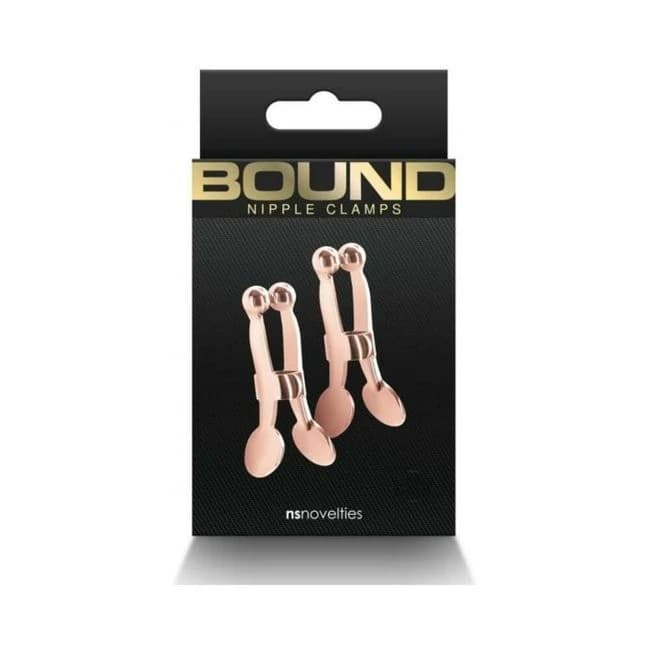 Bound Nipple Clamps C1 Rose Gold - Image 1