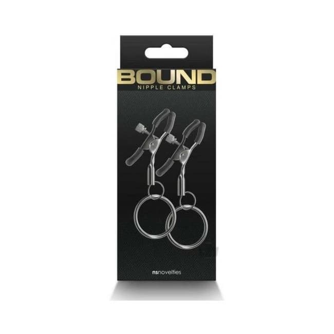 Bound Nipple Clamps C2 Gunmetal - Image 1