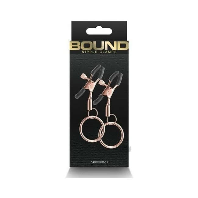 Bound Nipple Clamps C2 Rose Gold - Image 1