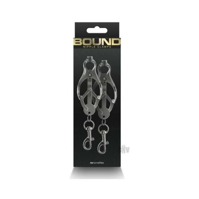 Bound Nipple Clamps C3 Gunmetal - Image 1