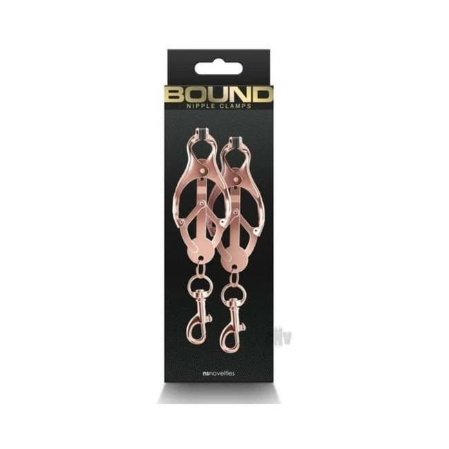 Bound Nipple Clamps C3 Rose Gold - Image 1