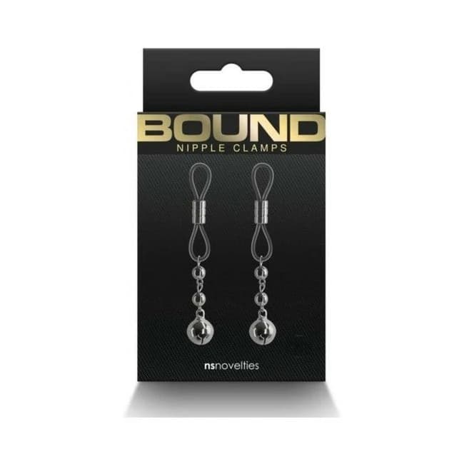 Bound Nipple Clamps D1 Gunmetal - Image 1