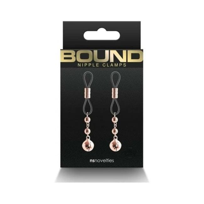 Bound Nipple Clamps D1 Rose Gold - Image 1