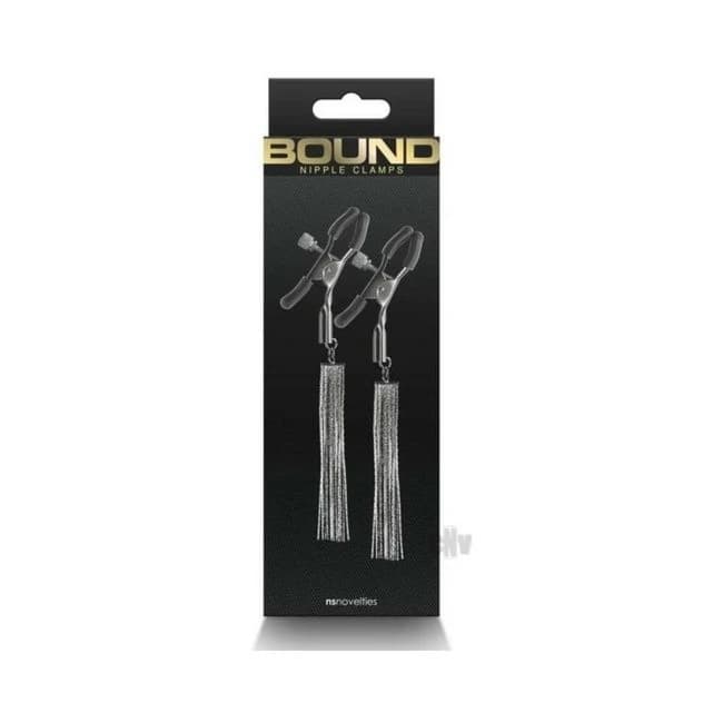 Bound Nipple Clamps D2 Gunmetal - Image 1