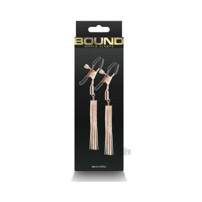 Bound Nipple Clamps D2 Rose Gold - Image 1