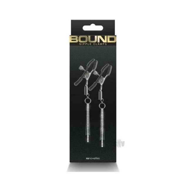Bound Nipple Clamps D3 Gunmetal - Image 1