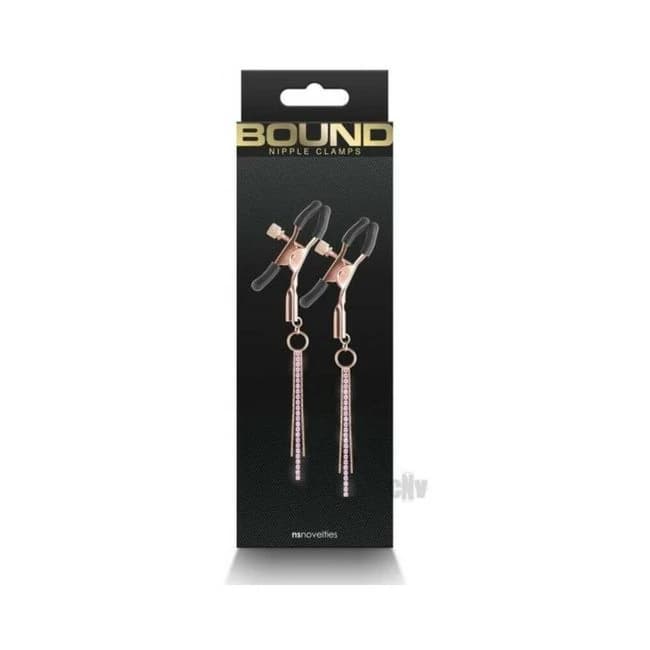 Bound Nipple Clamps D3 Rose Gold - Image 1