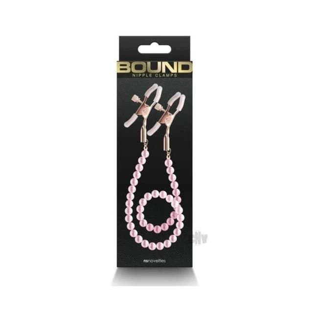 Bound Nipple Clamps Dc1 Pink - Image 1
