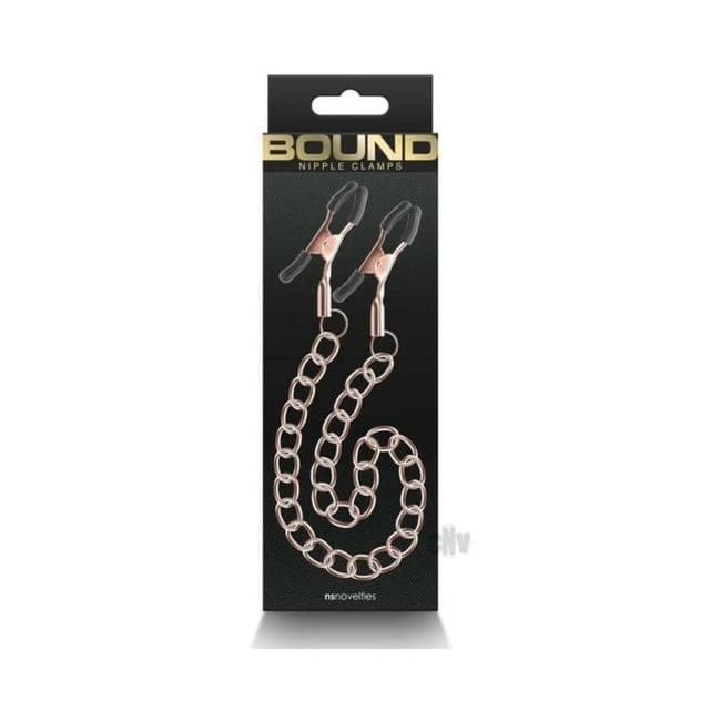 Bound Nipple Clamps Dc2 Rose Gold - Image 1