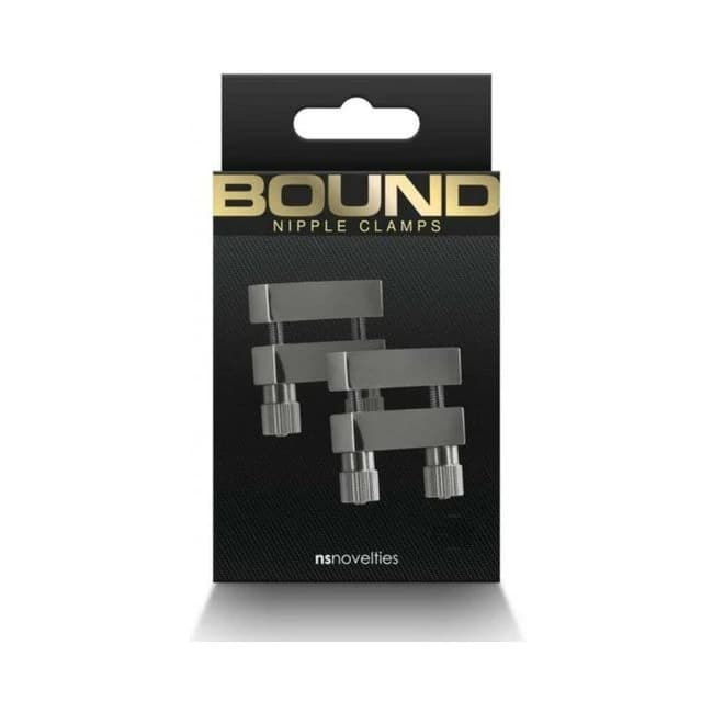Bound Nipple Clamps V1 Gunmetal - Image 1