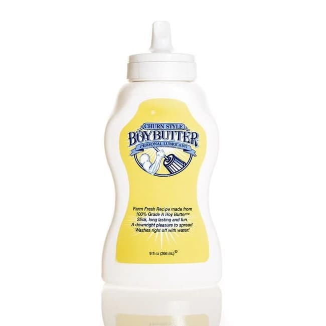 Boy Butter Lubricant 9 Oz Squeeze Tube - Image 1