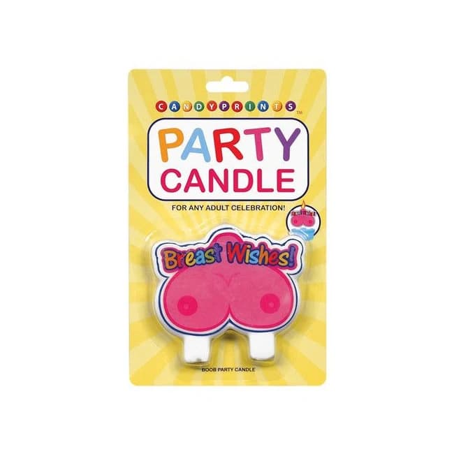 Breast Wishes Party Candle - Image 1