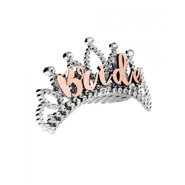 Bride Tiara - Rose Gold - Image 1