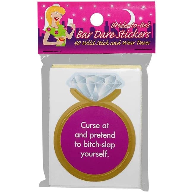 Bride-to-be Bar Dare Stickers - Image 1