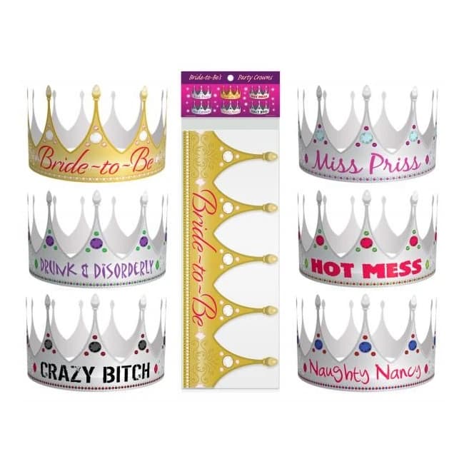 Bride to Be Party Crowns - Image 1