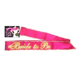 Bride to Be Sash Glow in the Dark - Image 1