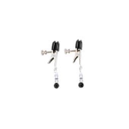 Broad Tip Clamp w/ Purple Beads, image 3