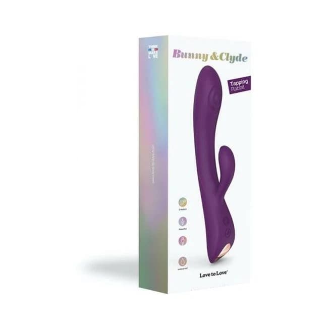 Bunny & Clyde Dual Stimulator Purple Rain - Image 1