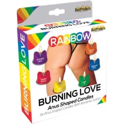 Burning Love Anus Candles Asst Colors & Scents - Image 1