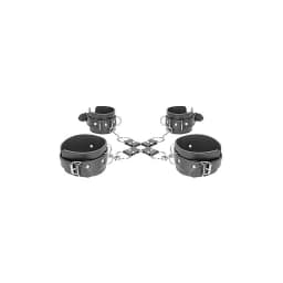 B&w Hogtie W/ Hand & Ankle Cuffs Bonded Leather - Image 6