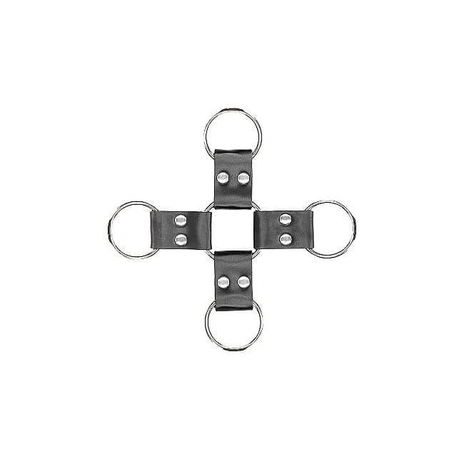 B&w Hogtie W/ Hand & Ankle Cuffs Bonded Leather - Image 9