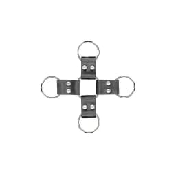 B&w Hogtie W/ Hand & Ankle Cuffs Bonded Leather - Image 9