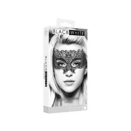 B&w Lace Eye Mask, image 3
