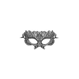 B&w Lace Eye Mask, image 4