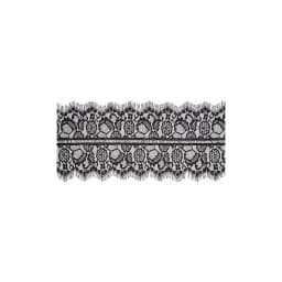 B&w Lace Mask with Elastic Strap, image 4
